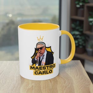 Real Madrid Mug - Carlo Ancelotti - &quot;Maestro Carlo&quot;