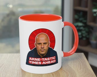 Liverpool Mug - Arne Slot - "Arne-tastic times ahead"