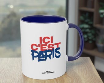 Paris Saint-Germain Mug - "Ici c'est Paris"
