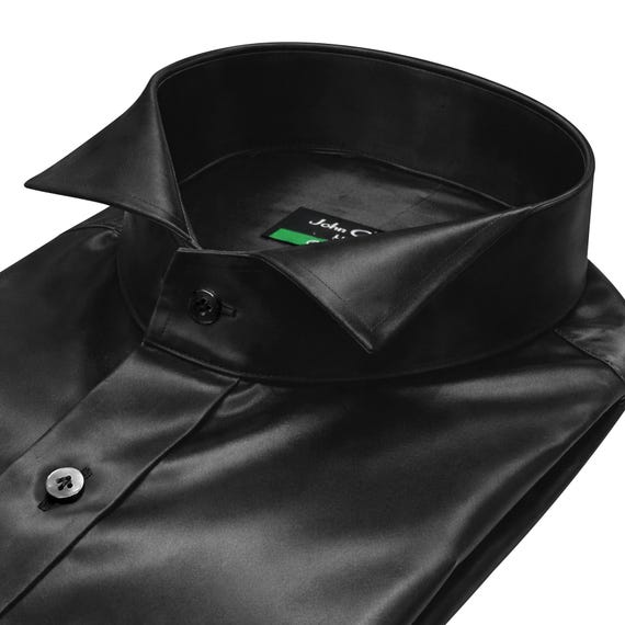 white dress shirt button down collar Mens Woodward Shirt - Classic Cotton Collared Dress Shirt