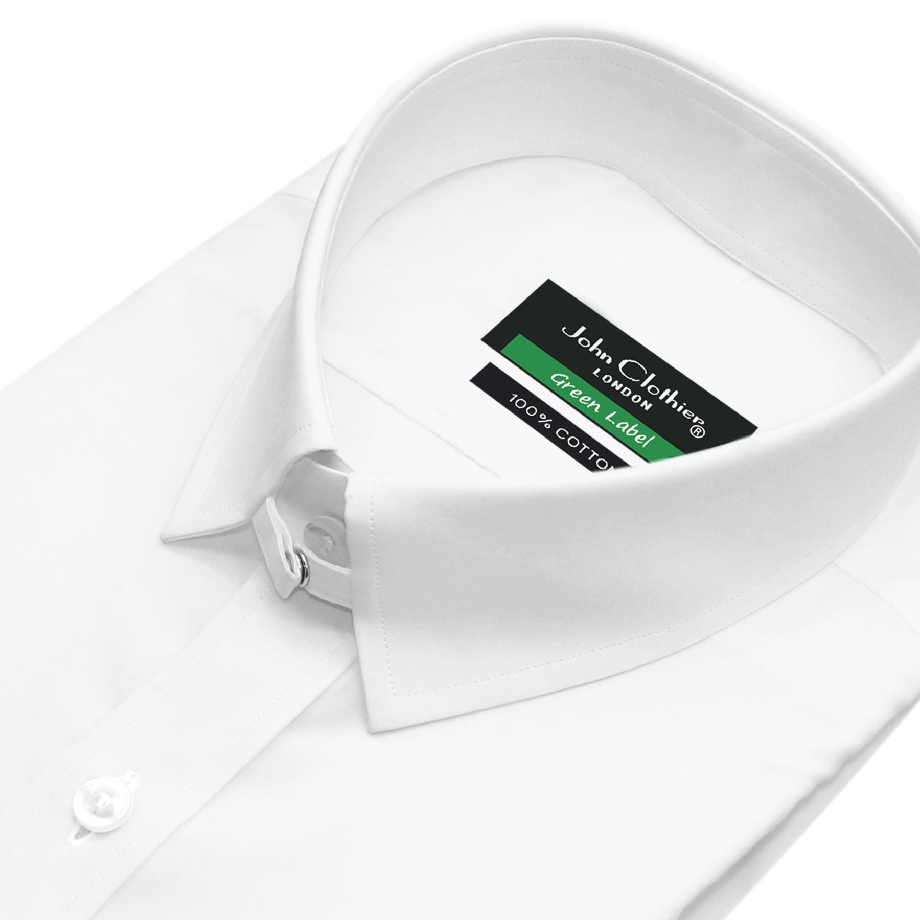 men's white tab collar dress shirts Mens Next White Single Cuff Slim Fit Easy Care Tab Collar Oxford Smart Shirt US 17.5 R