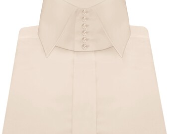 Men's Edwardian Windsor Collar Shirt, Vintage Style