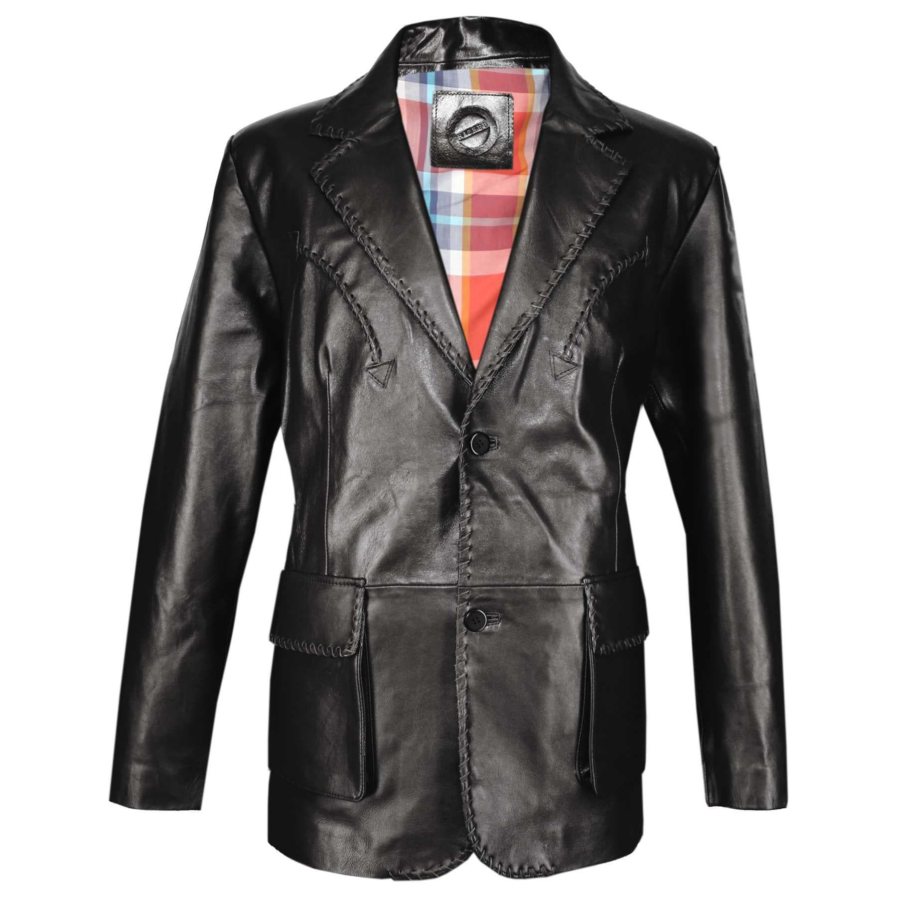 Whipstitch Mens Jacket Leather - Etsy