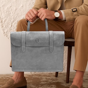 Traditionelle handgemachte Leder Noten Tasche Retro Stil Herren Business Office Meeting Messenger Handtaschen Musikliebhaber Geschenk Geburtstagsgeschenk