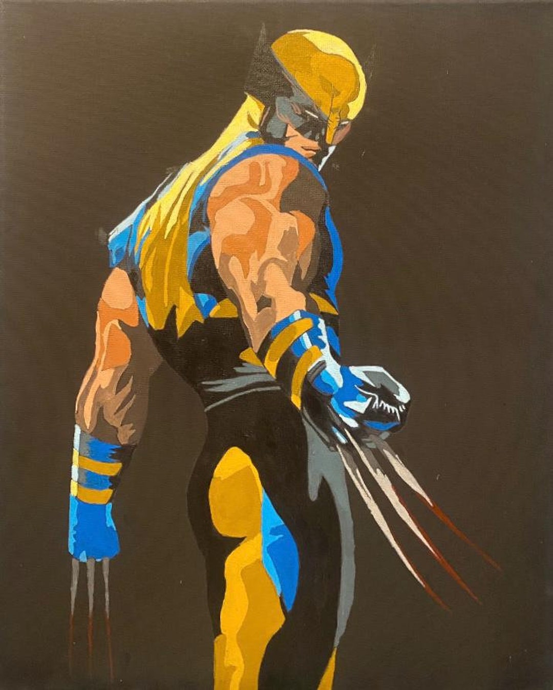 Original Wolverine Acrylic Painting - Etsy