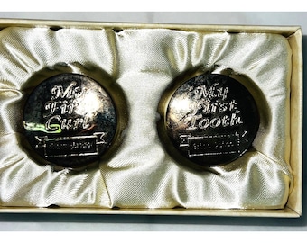First Curl & Tooth Keepsake Box w Satin Interior Silver Finish Gift Box Included