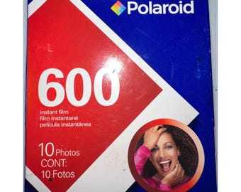 Expired Polaroid 600 Instant Film Pack 10 Photos Color Compatible One600 & 600