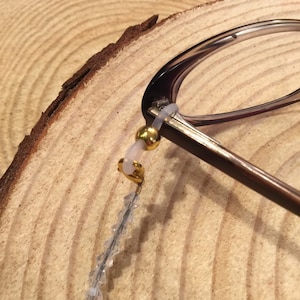 Turn anyone of our lobster claw necklaces into a sunglass holder with these beaded plastic converters