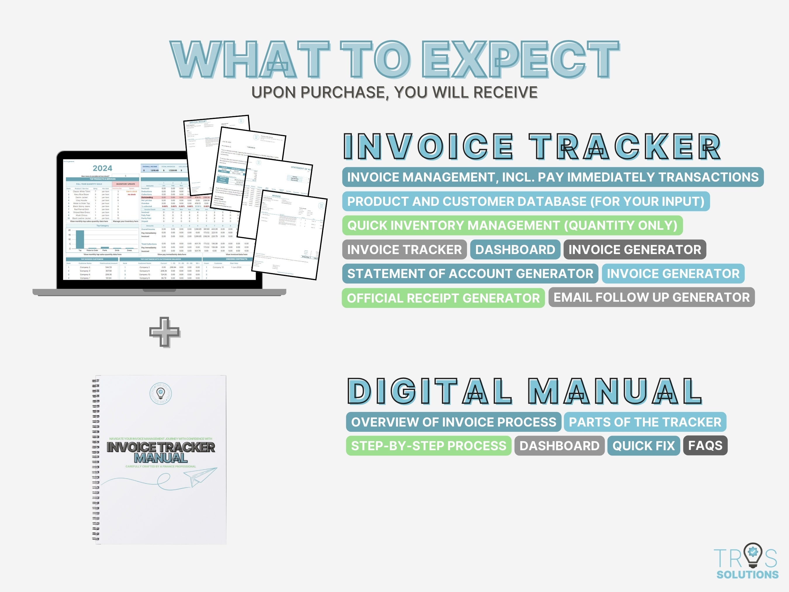 Invoice Tracker With Payment Tracker Invoice Template Google Sheets ...