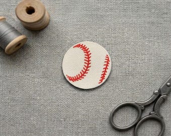 Baseball Embroidered Patch, Iron On Baseball Patch, Sports Patch, Minimalist Baseball Design, Custom Baseball Patch Gift.