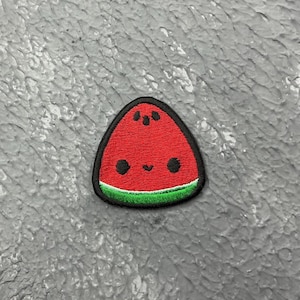 Watermelon Iron on Embroidered patch. Embroidered patch back patch for jackets. funny iron on or hook and loop patch