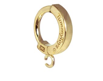 Simply Beautiful Classic 14K Yellow Gold Clasp with Jump Ring Exclusively by TummyToys Navel Rings Sexy Body Jewelry for your Navel (31001)