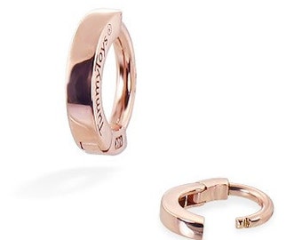 Anillo de ombligo de oro rosa de 14 quilates - Anillo de ombligo de oro rosa - Anillo de ombligo de oro macizo de 14 g - Hermoso anillo de ombligo de oro rosa - Anillo de ombligo de oro macizo de 14 quilates