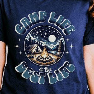 Camp Life Is The Best Life Camping T-shirt, Unisex Hiking Tee, Nature Lover Shirt, Outdoor Enthusiast Gift, Youth Camp shirt, Mountain Lover