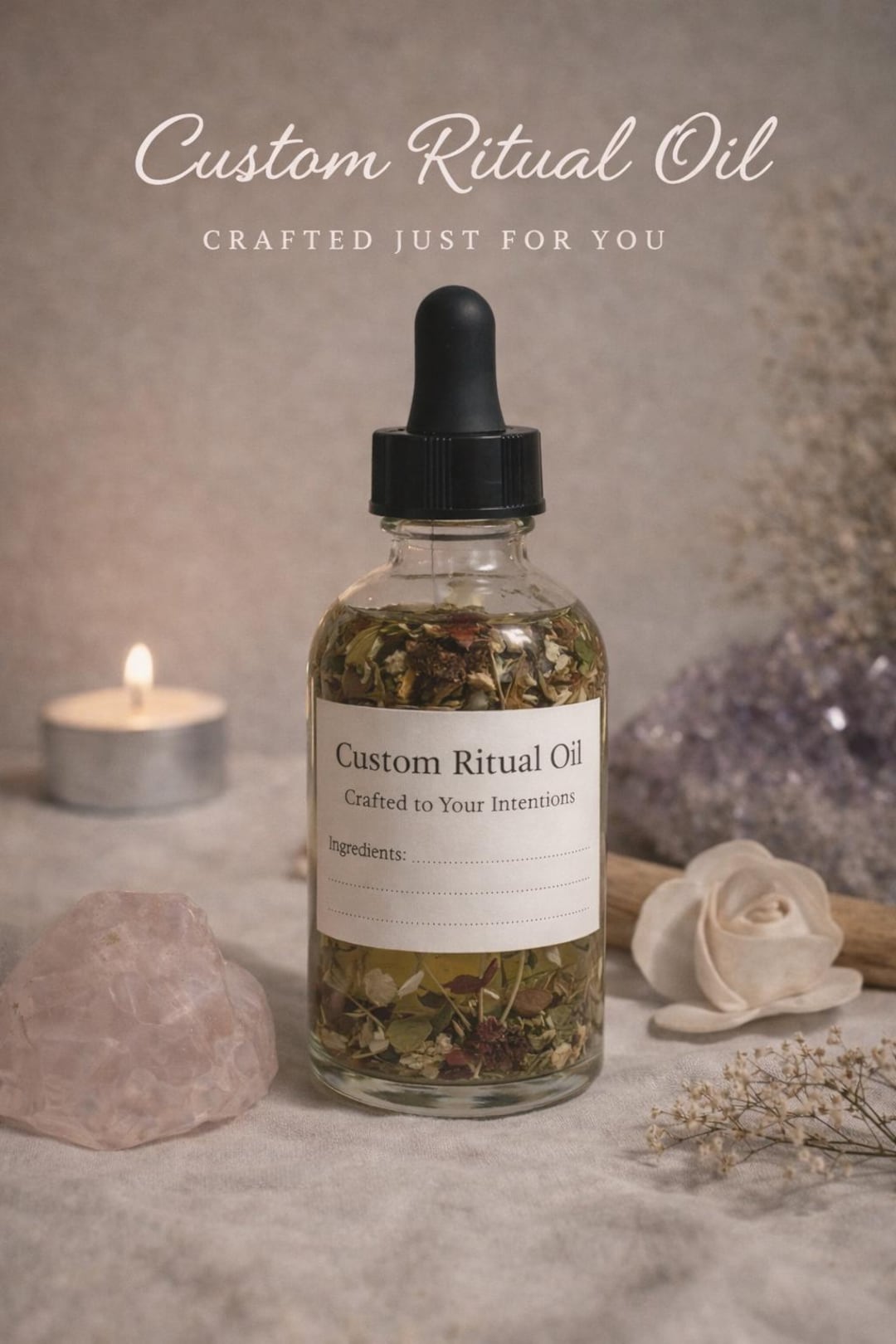 Etsy Ritual Custom Ritual Oil | Personalized Anointing Oil Crafted to Your ...