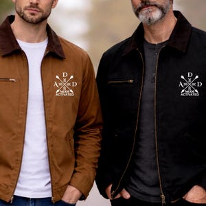 Personalized DAD gift, Custom Embroidered Jacket  XS to 6XL Emotional Gift Personal Surprise New Dad Baby Announcement Fathers Day Birthday