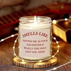 Mom Gift, Birthday Gift For Mom From Daughter, Christmas Gifts For Mom, Having Me As A Daughter Soy Candle, Mom Birthday Gift, Mom Candle