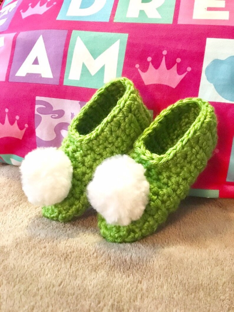 Tinkerbell Fairy Slippers Girls Bedroom Slippers Green Slippers Costume Shoes Costumes Slipper Socks Infant Booties