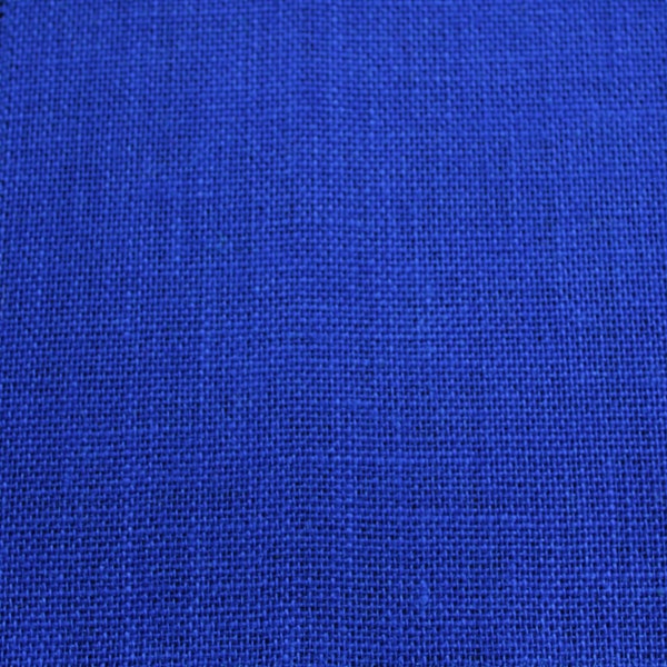 ELECTRIC BLUE Premium Sultana Burlap fabric by the yard