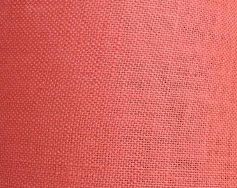 CORAL Premium Sultana Burlap  Fabric Yardage