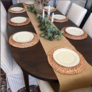 Premium Natural Burlap Table Runner