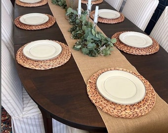 Premium Natural Burlap Table Runner