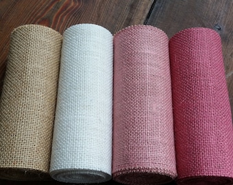 PINK Premium Burlap Ribbon