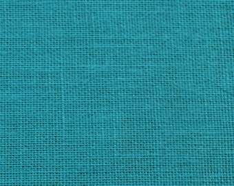 CARIBBEAN BLUE Premium Sultana Burlap FABRIC By the Yard