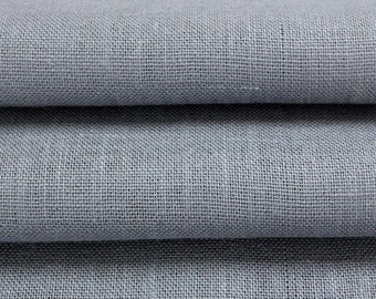 MEDIUM GREY Premium SULTANA Burlap fabric by the yard