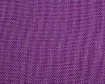 VIOLET Premium Sultana Burlap fabric by the yard