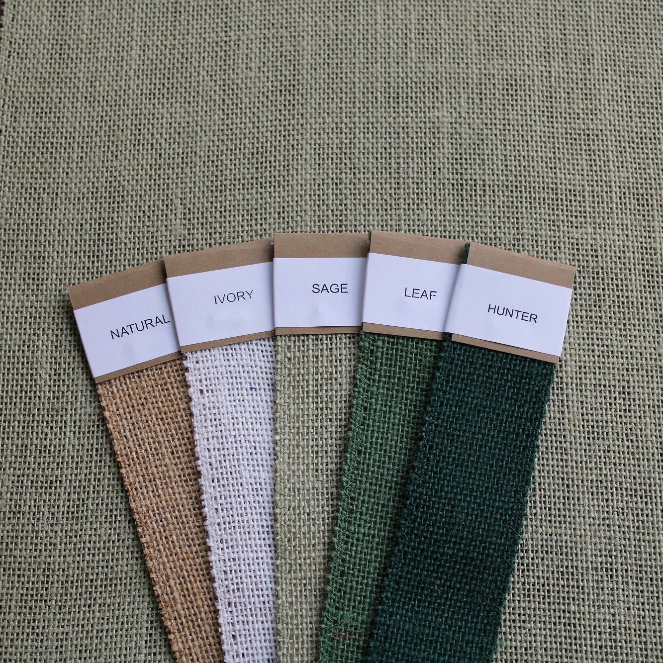 sage burlap