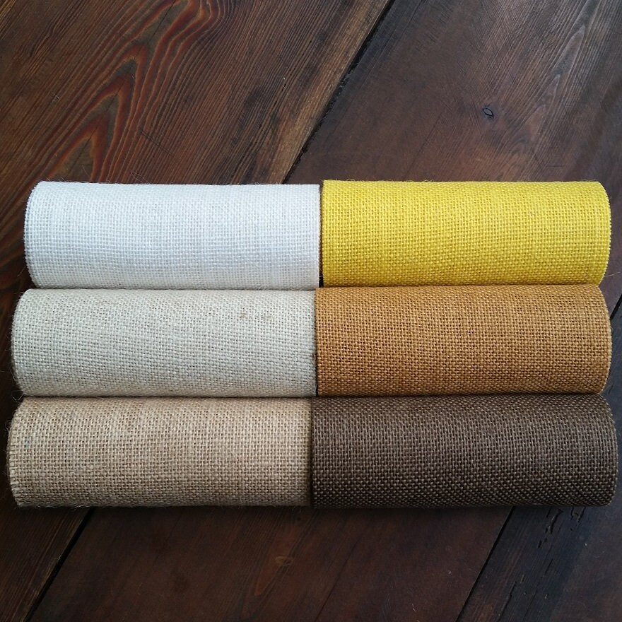 Neutral Shades Premium Burlap Ribbon