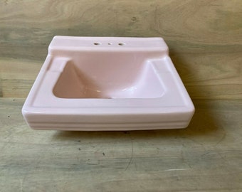 Popular pink pedestal sink for sale Vintage Pink Sink Etsy Popular pink pedestal sink for sale Vintage Pink Sink Etsy