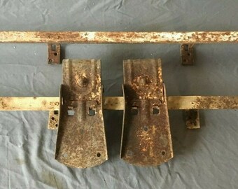 Antique Barn Door Hardware Hanging Trolley Barn Door Rollers Etsy
