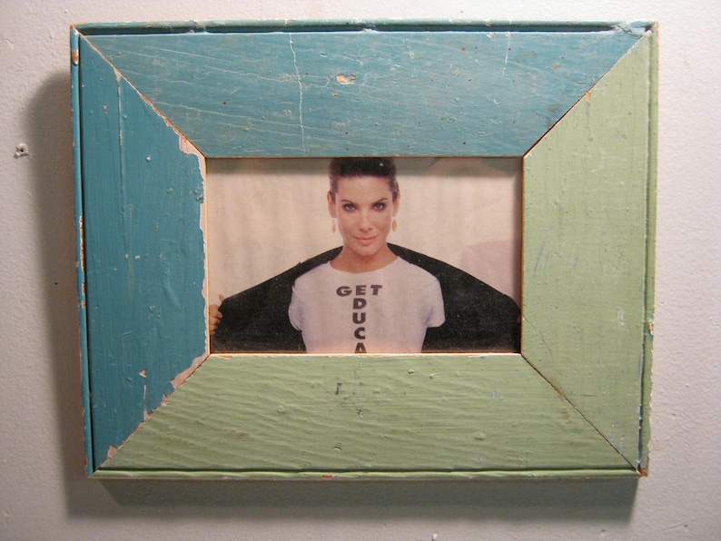 SHABBY ARCHITECTURAL Chic Salvaged Recycled Wood Photo Picture Frame 4 X 6 S 337-12