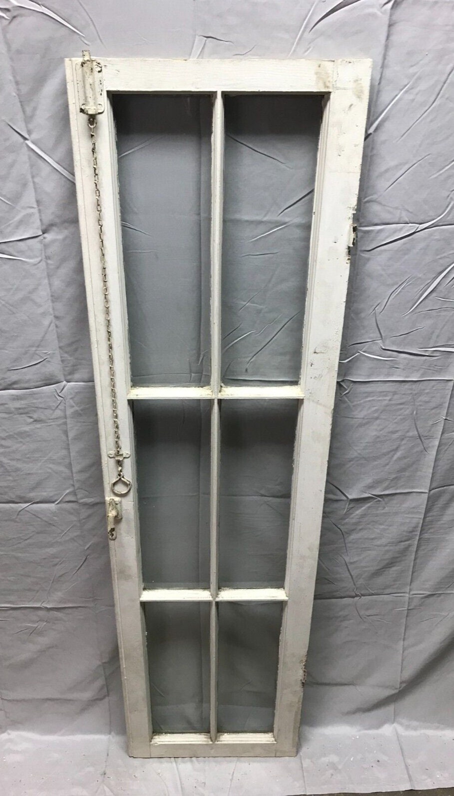 Antique VTG Single 6 Lite Casement Window 16x61 Shabby White Old Chic ...