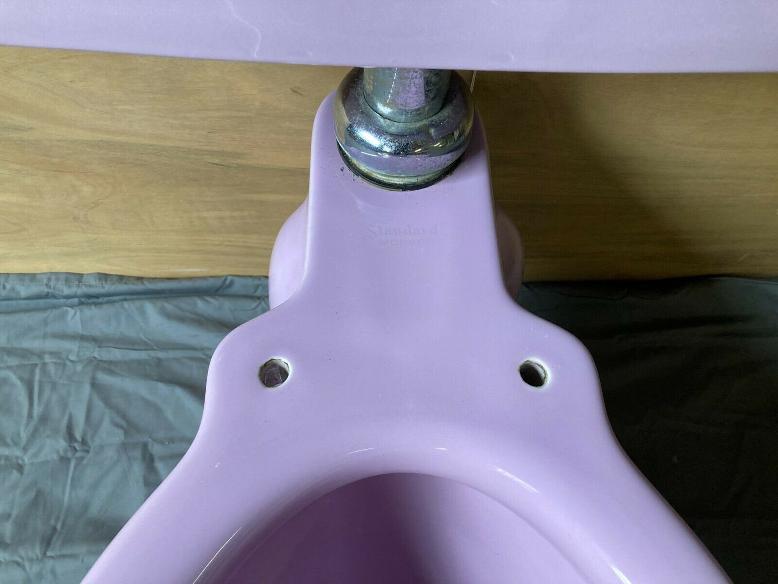 Antique Lavender Lilac Porcelain Toilet Bowl Tank Lid Standard Etsy