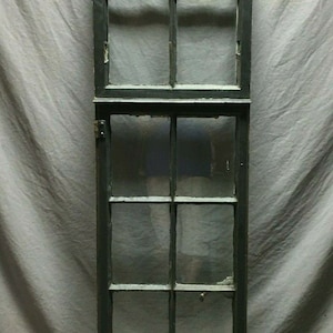 Antique 19x73 Industrial Steel 8 Light Casement 4 Lite Transom Top  1127-21B ***PICK UP ONLY***