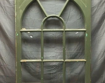 Arched Peaked 10 Lite Firehouse Shabby 32x47 Window Sash Old Chic 471-26B*** PICK UP ONLY***