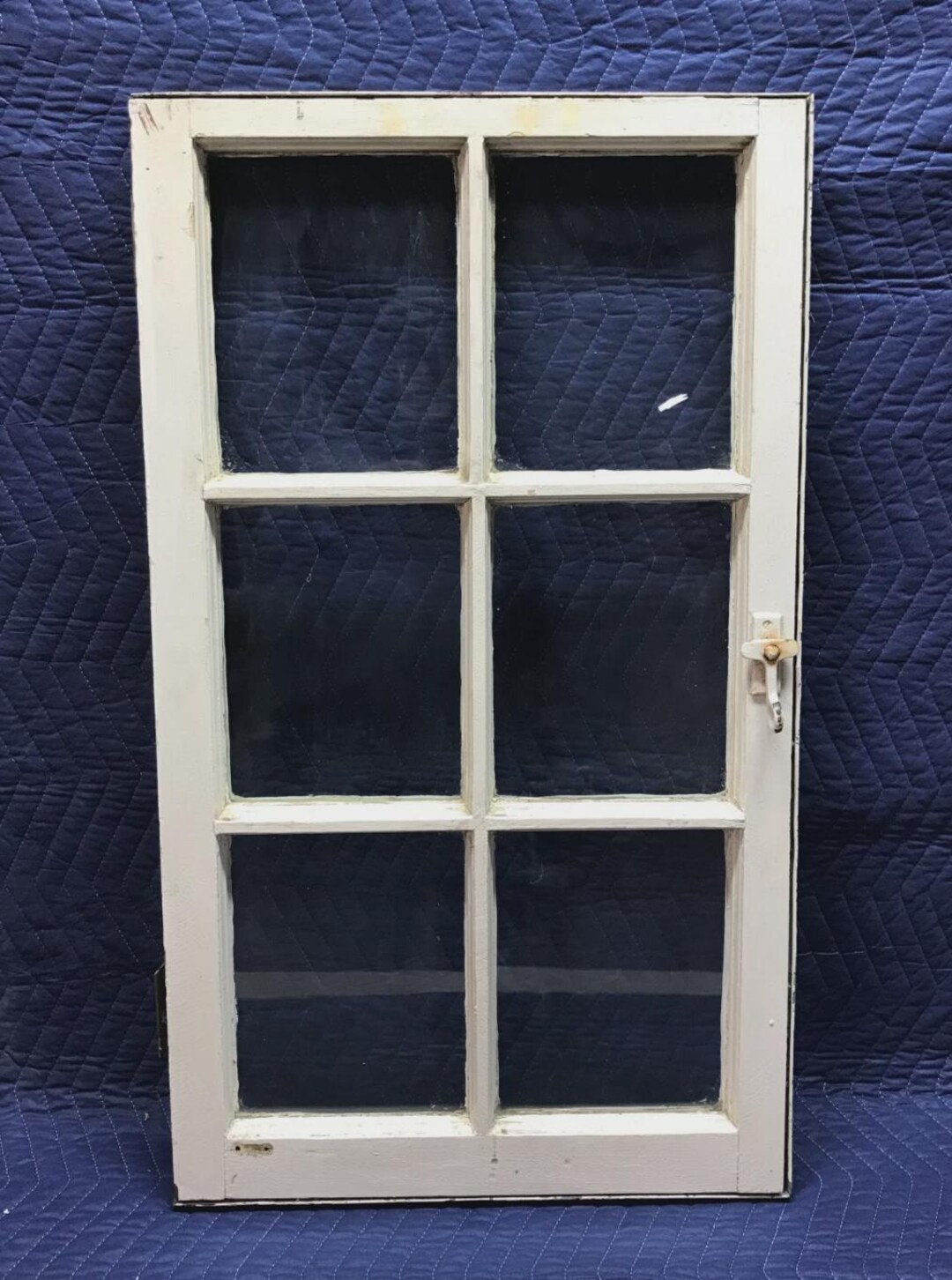 VTG Single Antique 6 Lite Casement Window 20x35 Shabby Cabinet Chic Old ...