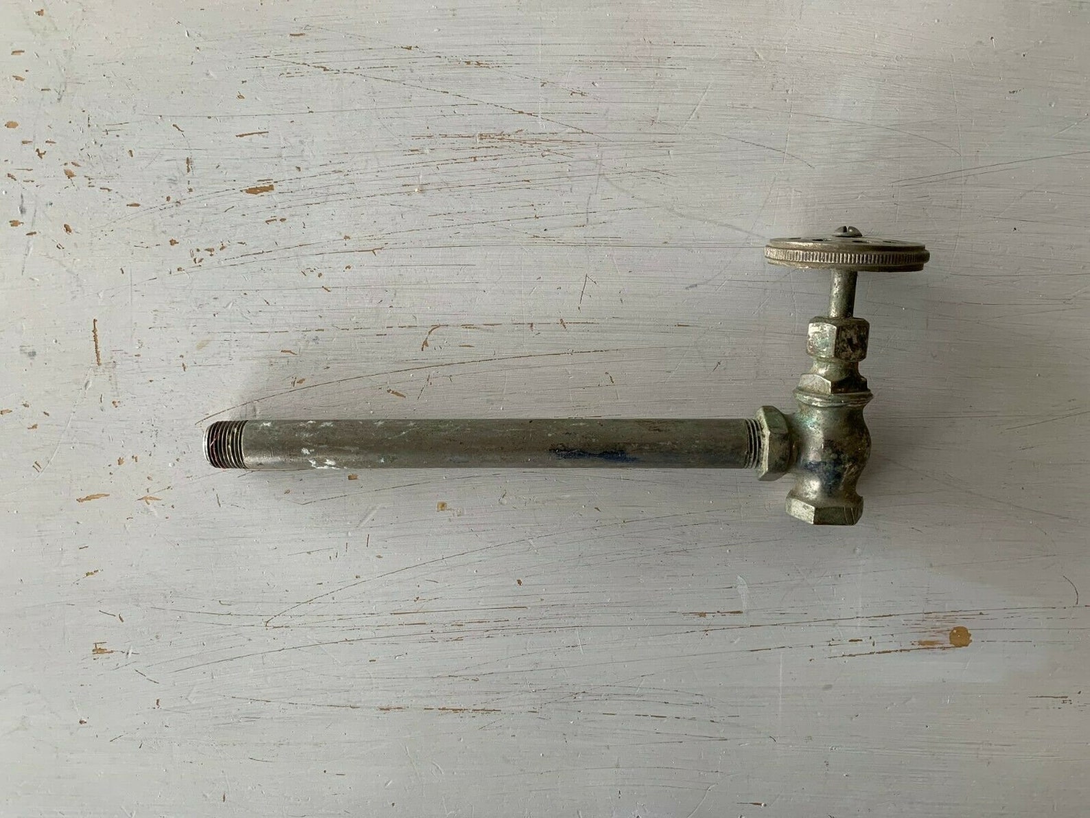 Antique Nickel Brass Sink Toilet Water Supply Shut off Valve Etsy UK