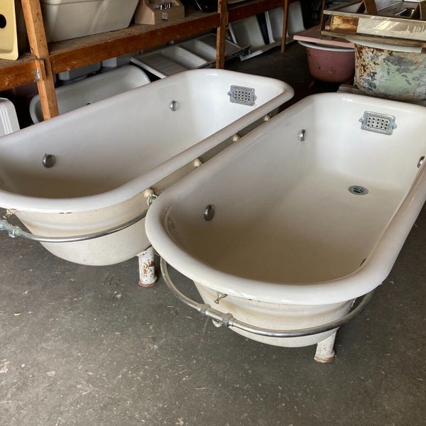 Antique Cast Iron Clawfoot Tub Etsy