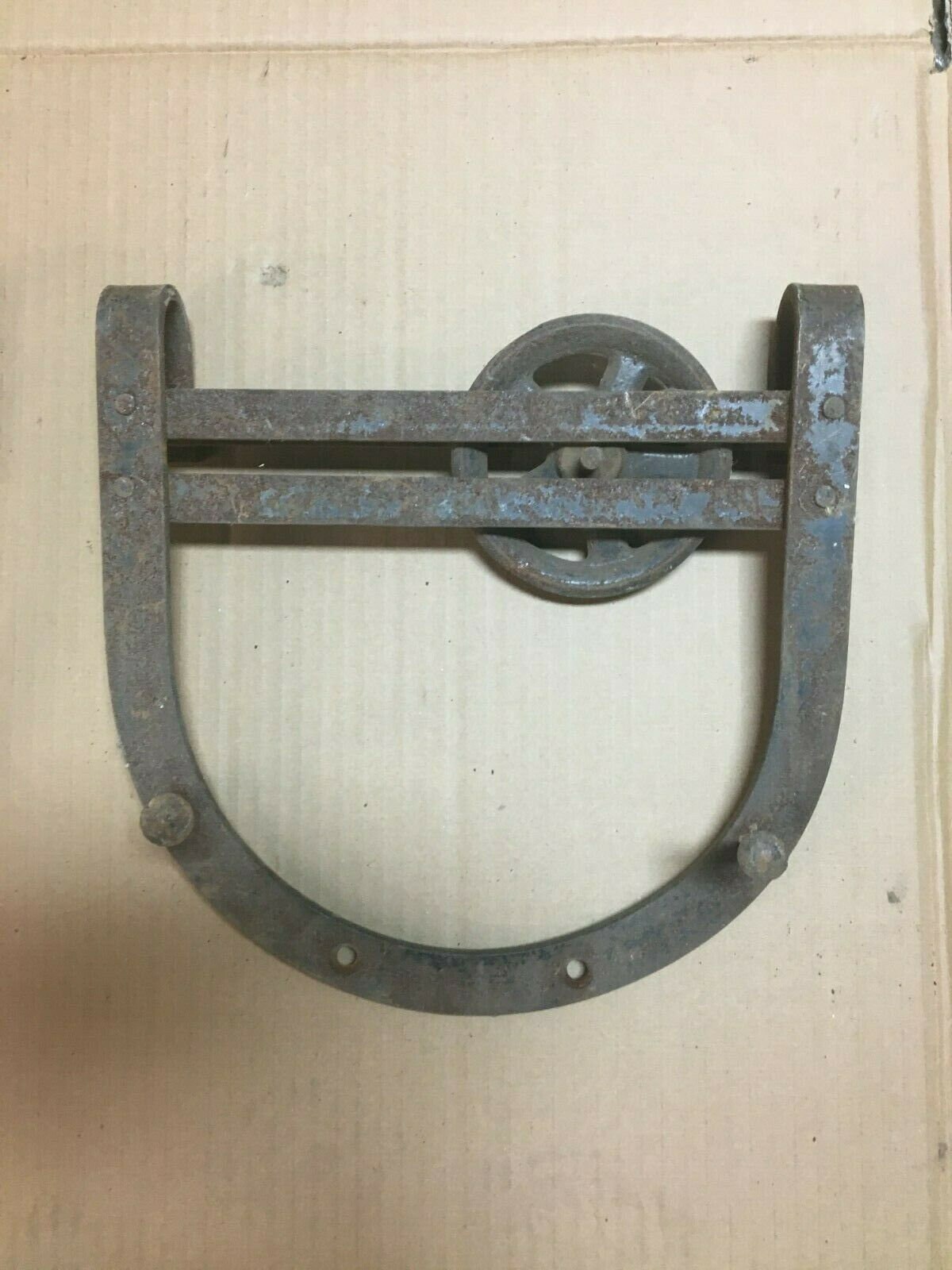 Antique Barn Door Slider Horseshoe Roller 8' Track Metal Etsy