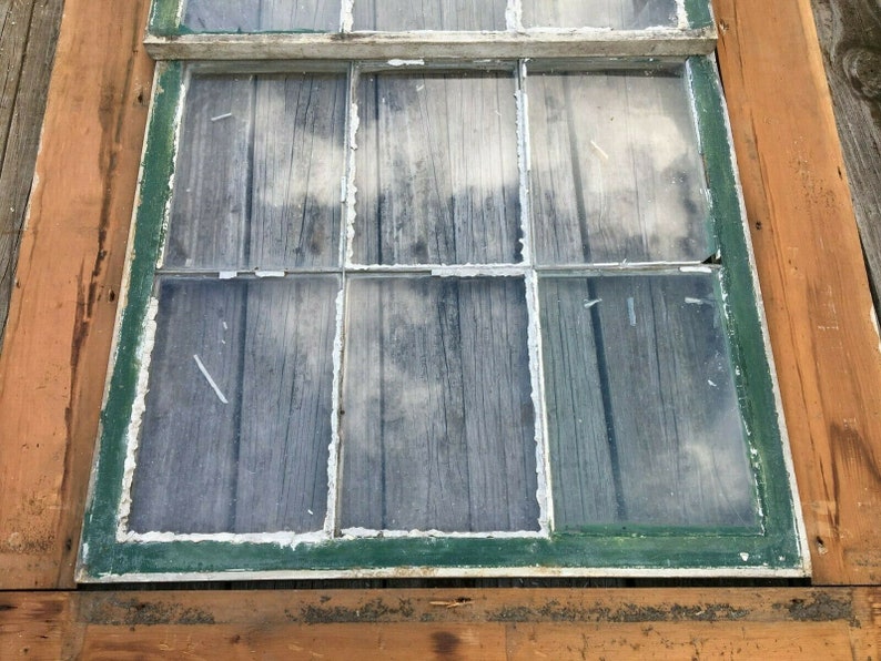 Antique Greek Revival Window Surround Peaked Pediment Shabby Etsy