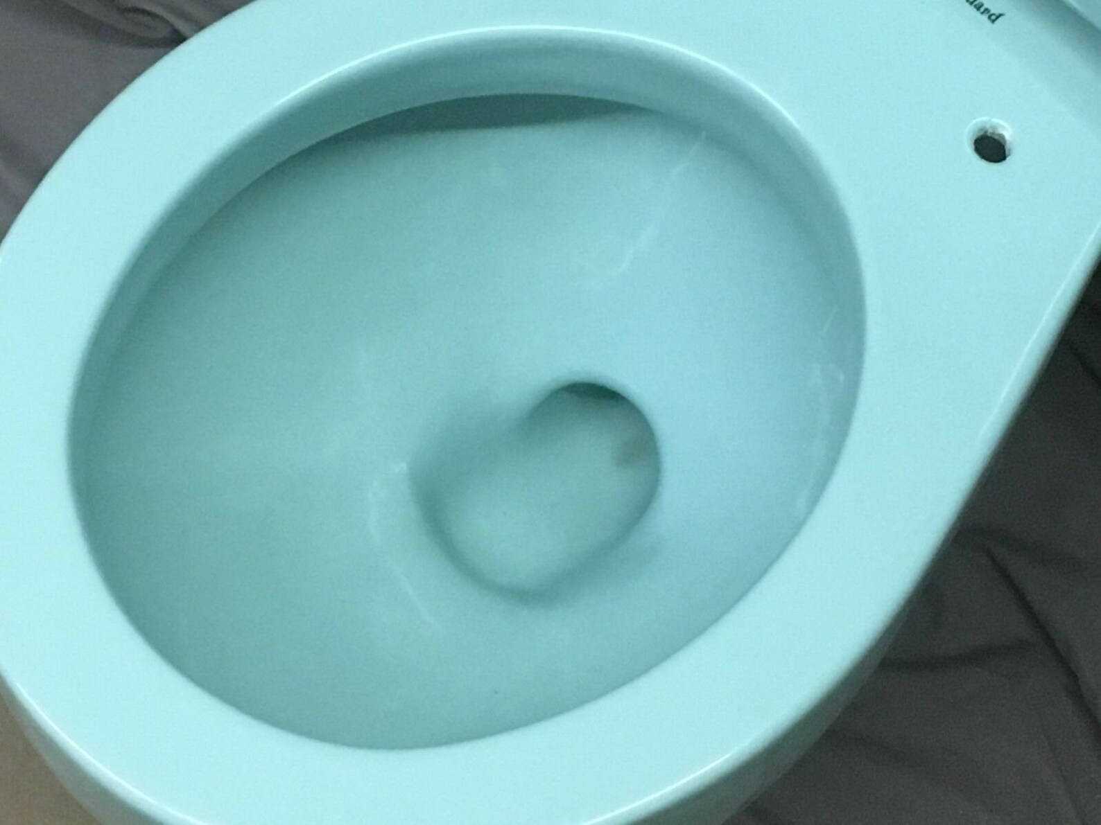 Vtg Mid Century Aqua Blue Porcelain Toilet Bowl Tank Lid Etsy