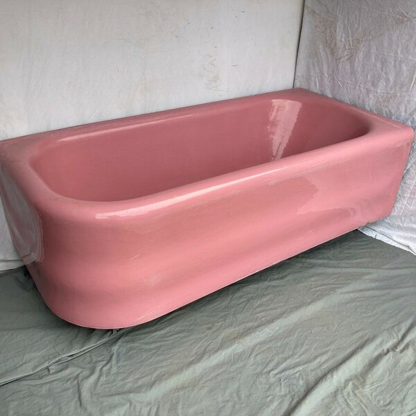 Pink Bathtub Etsy
