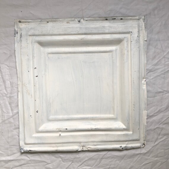 Authentic 1890 S Tin Ceiling Tile Panel White 12x Etsy