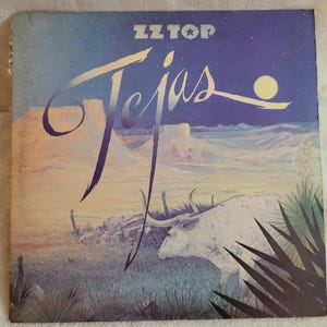 ZZ Top Tejas vintage vinyl with jacket