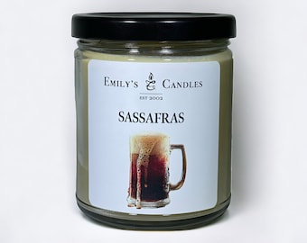 9 Ounce SOY Candle Sassafras