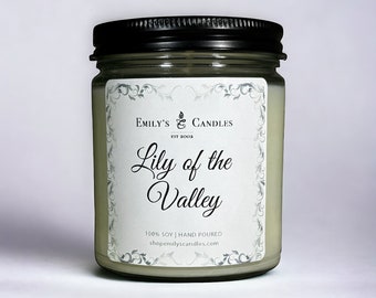9 Ounce SOY Candle Lily of the Valley